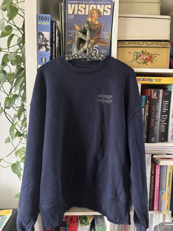 Bonjour Ben Sweater, dunkelblau bestickt Grösse XXL