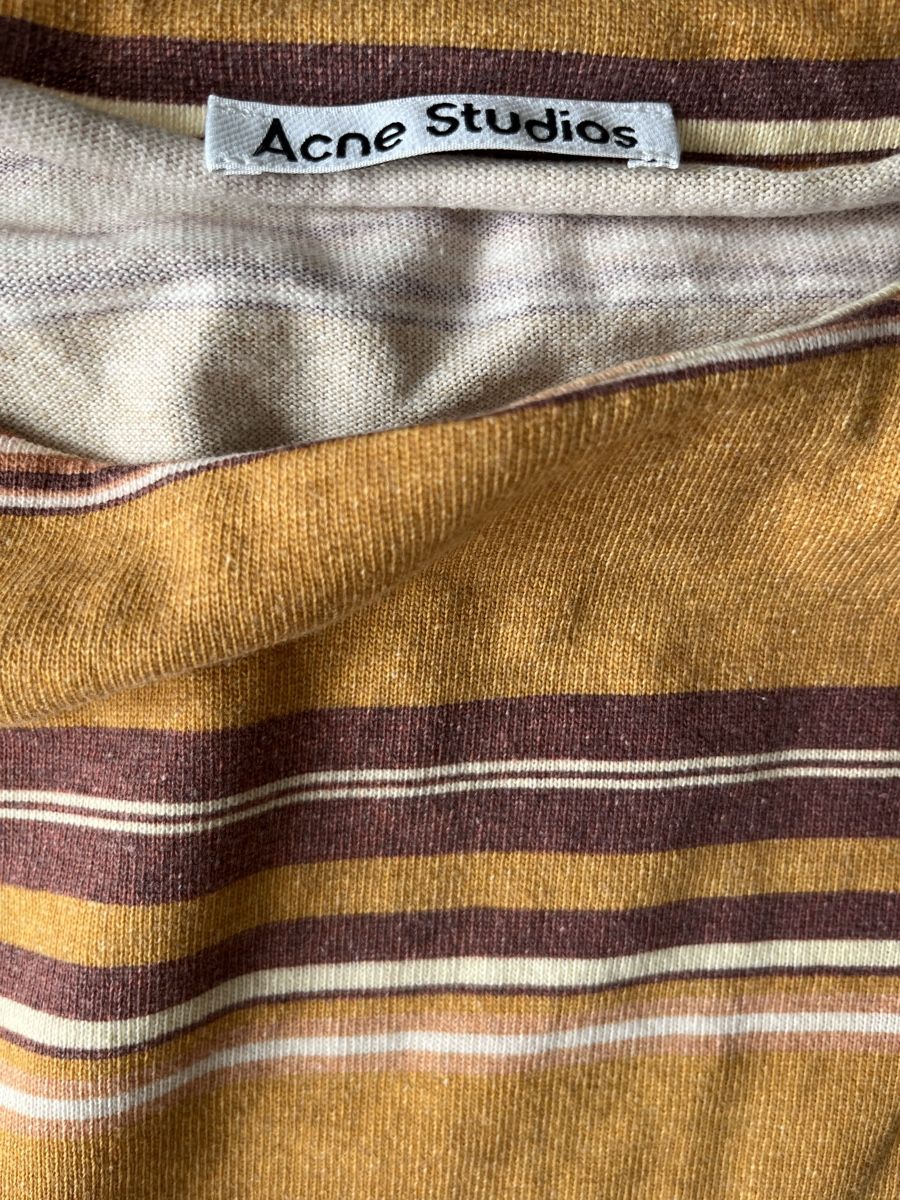 Acne Studios T-shirt: Acne Studios Longsleeve gestreift - Gr. XS/S - Designer – Usato da Meierskappel venduto da Mial_2 1
