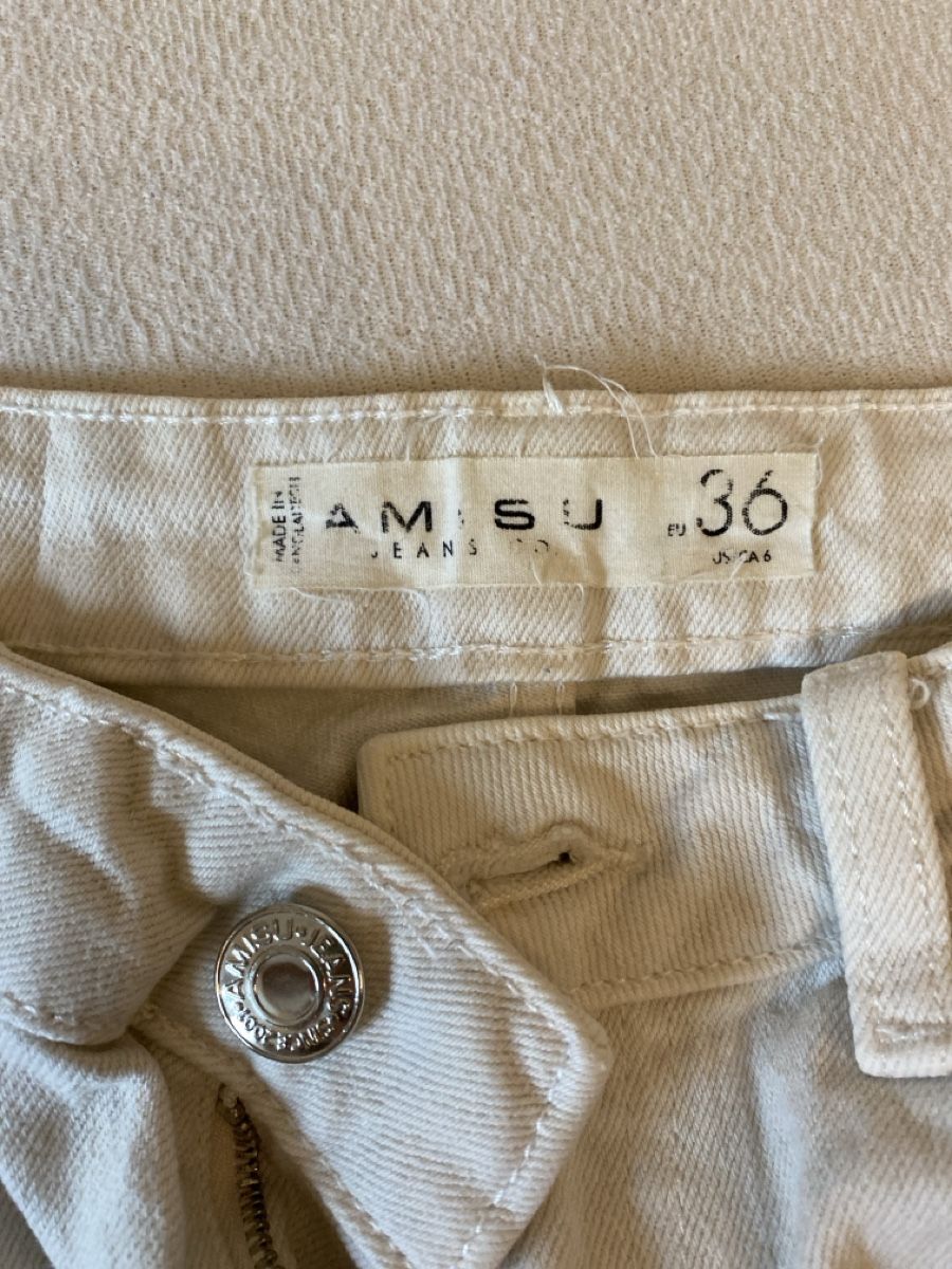 Jeans: Weisse/beige Jeans Gr. 36 Amisu – Usato da Langenthal venduto da jessiica_z 3