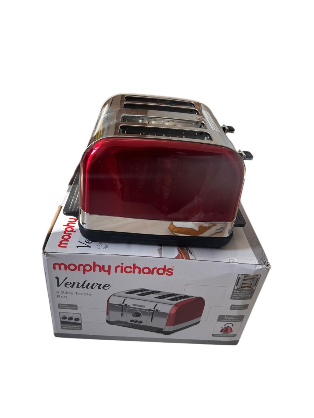 Elettrodomestici da cucina: Grille Pain Morphy Richards Venture 4 Slice Toaster – Nuovo e nell'imballaggio originale da Granges-paccot venduto da Varotis 2