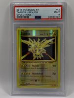 Pokemon Karte Zapdos XY Evolutions PSA 9 Mint bewertet