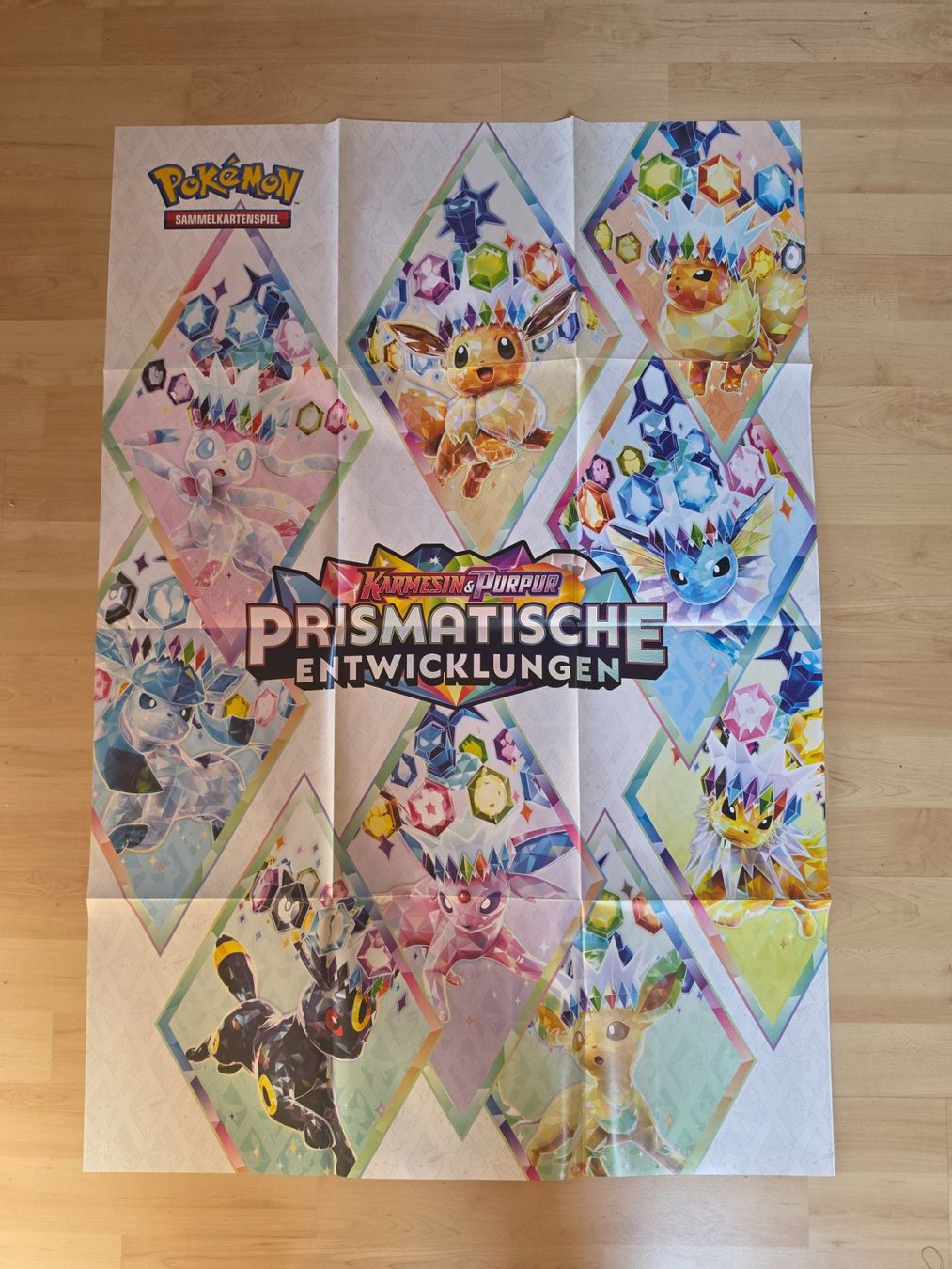 Pokémon Carte collezionabili: Pokemon Poster Prismatische Entwicklung – Usato da triesenberg venduto da wisi369
