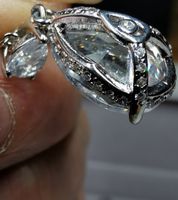 Collier argent avec zircons AAA