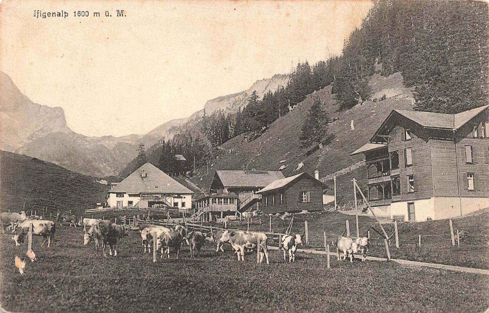 Cartoline postali: Iffigenalp – Usato da Biasca venduto da Blenio71