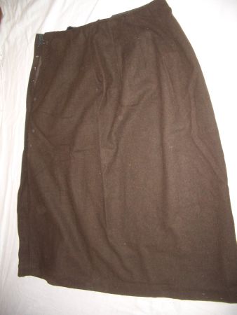 Antiker Damen Rock braun
