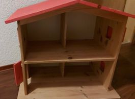 Holz Puppenhaus, Abholung 
