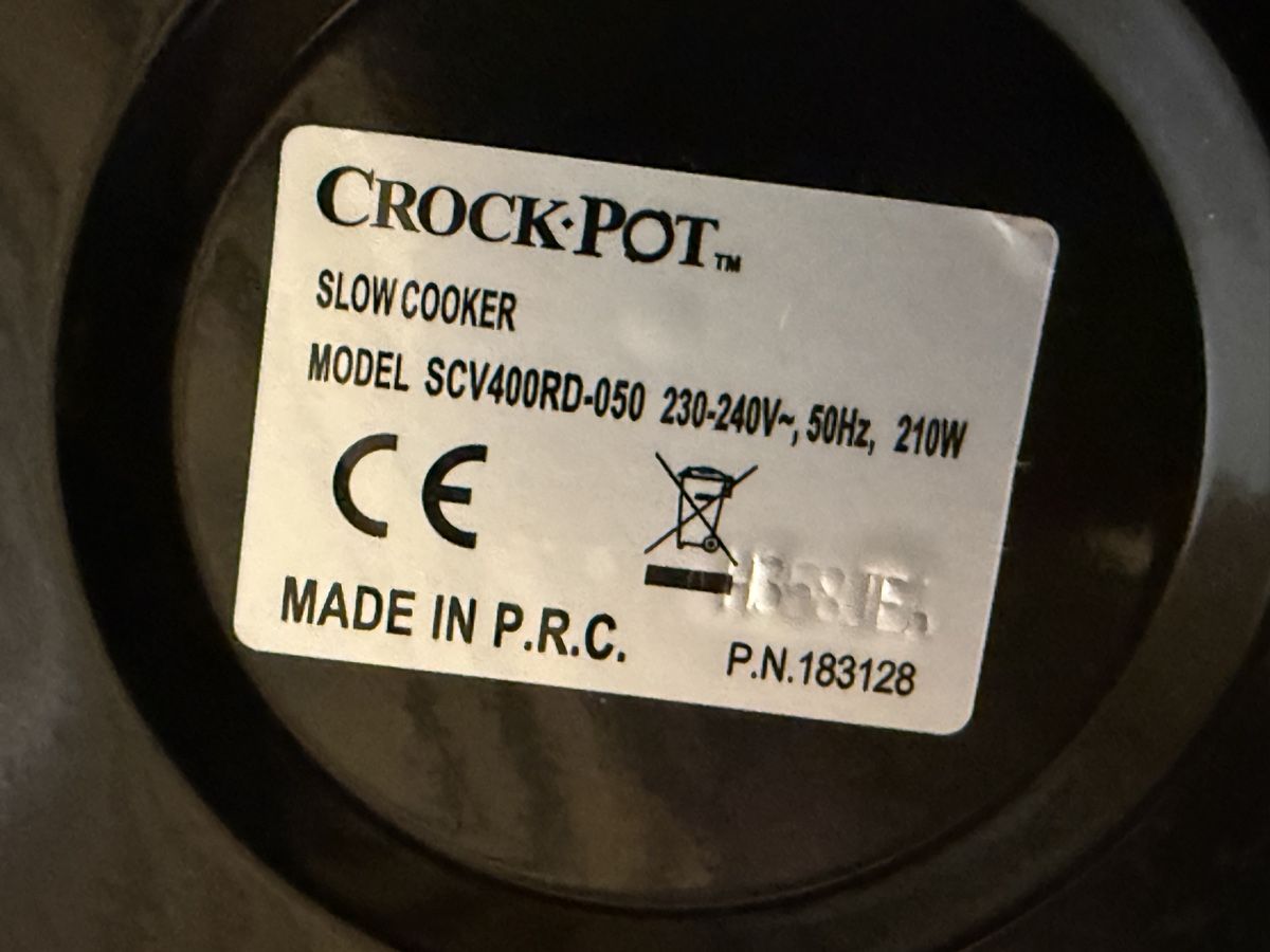 Küchengeräte: Crock Pot Slow Cooker 3.5 Liter – Gebraucht aus Hettlingen von altocumulus2009 1
