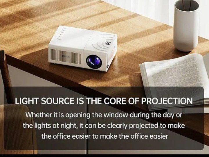Proiettori: ANDROID IOS FULL HD PROJECTEUR COMPACT PORTABLE+TELECOMMANDE – Nuovo e nell'imballaggio originale da Servion venduto da josephine22 4