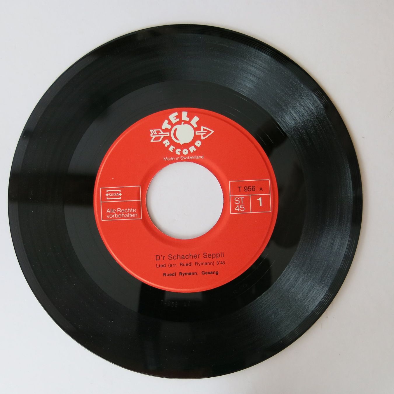 Dischi in vinile: Vinyl-Single 7" Ruedi Rymann – Usato da Bözen venduto da Keramik22 2