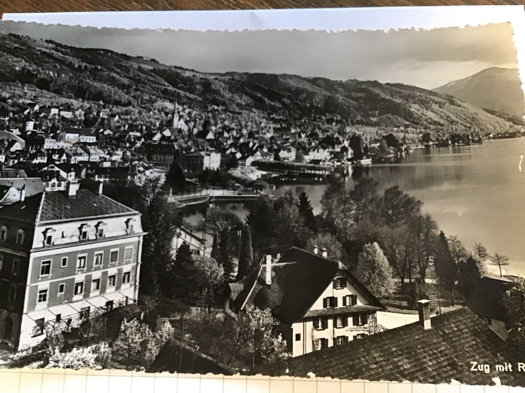Cartoline postali: Zug  mit Rigi – Usato da Thierachern venduto da sweden08