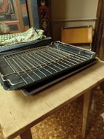 Backbleche mit Rost für Backofen