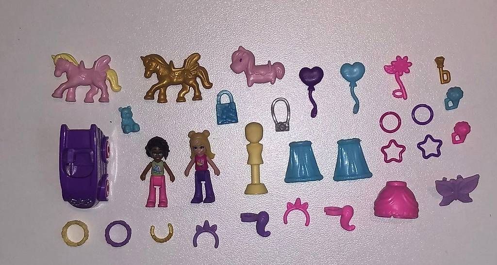 Polly Pocket Giocattoli: Polly Pocket - Regenbogen-Einhornspass Freizeitpark – Usato da Ersigen venduto da Resuss 1