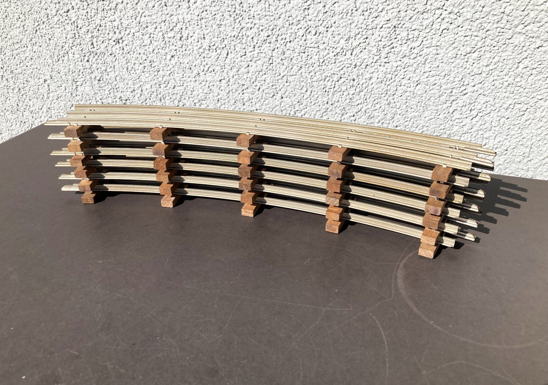 Buco Modellini di ferrovie: BUCO Stahlschienen 122er, 6 Stück – Usato da Therwil venduto da kuuvalo 5