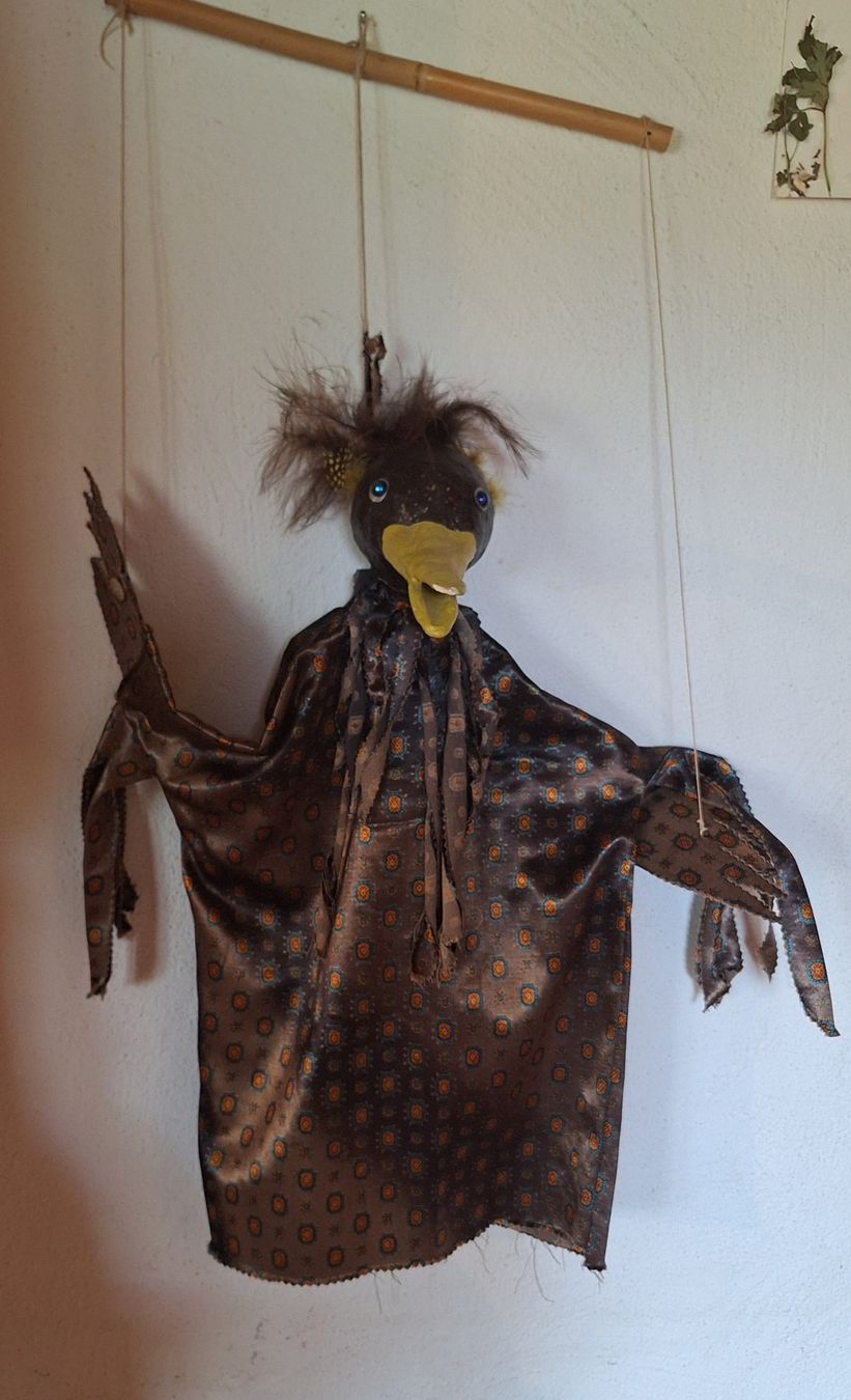 Statuette: Zaubervogel Marionette Handarbeit – Usato da Opfikon venduto da Carslo5 1