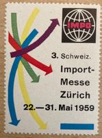 Vignette / Werbemarke IMPO Zürich 1959