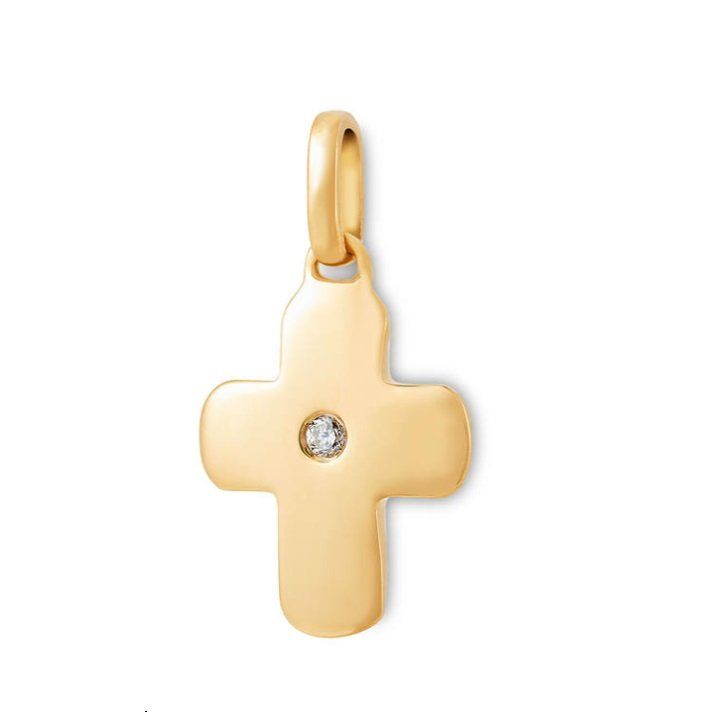 Jenosy Damen Halskette Gold Jesus Anhänger - 18K Vergoldet Hypoallergen 50+5cm Länge