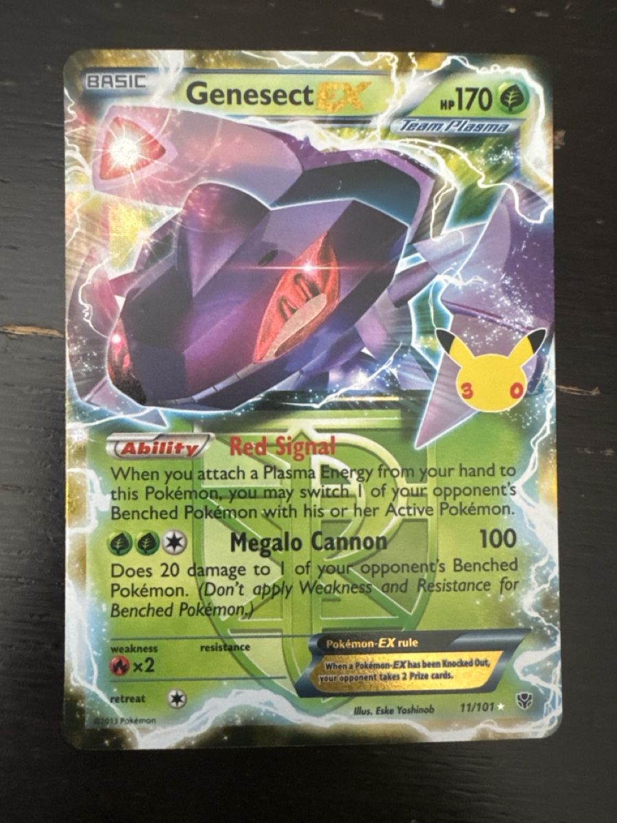 Pokémon Sammelbilder & Trading cards: Genesect EX 11/101 EN – Neu (gemäss Beschreibung) aus Erlenbach ZH von CAUGHTTHEMALL