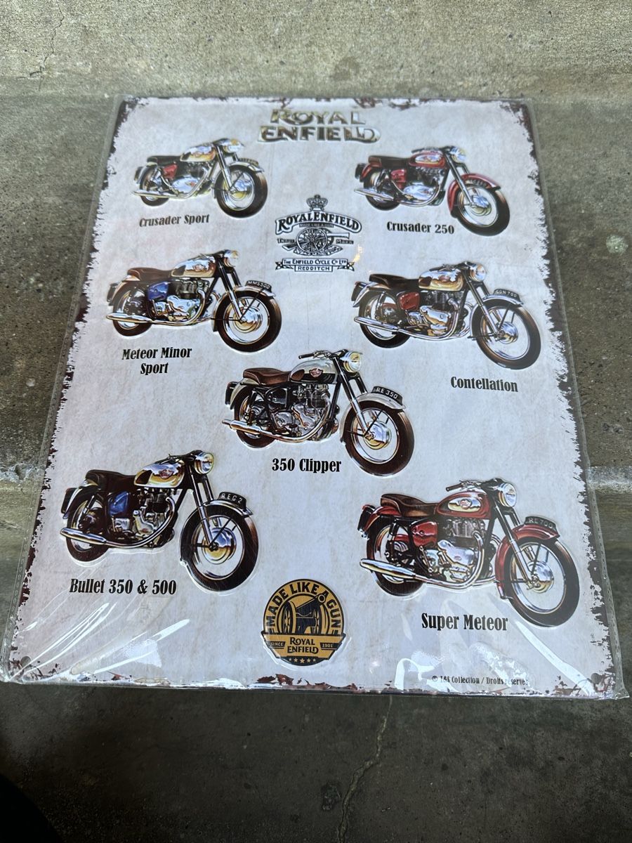 Schilder: Royal enfield  – Neu (gemäss Beschreibung) aus Reinach AG von rares75