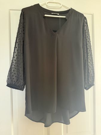 Damen Bluse Cache Cache schwarz Grösse 42 guter Zustand