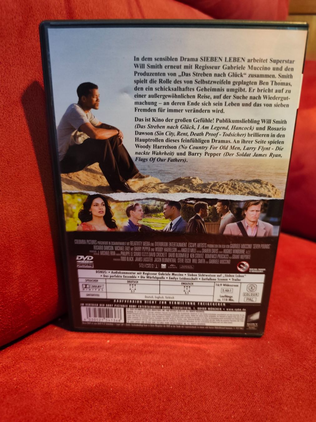 Tutti i DVDs: Will Smith Sieben Leben (DVD) – Usato da Zofingen venduto da noise123 1