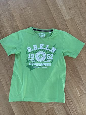 T-shirt garçon vert clair Submix, taille 146/152
