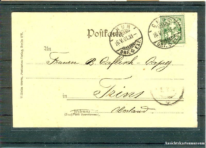 Cartoline postali: Konstanz - Gruss aus Konstanz 1901 – Usato da Emmenbrücke venduto da teestube 1