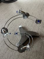 Design Lampe Deckenlampe Trio Leuchten, Edelstahl Optik