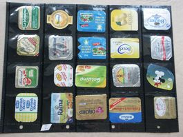 40          verschiedene      Butterdeckeli