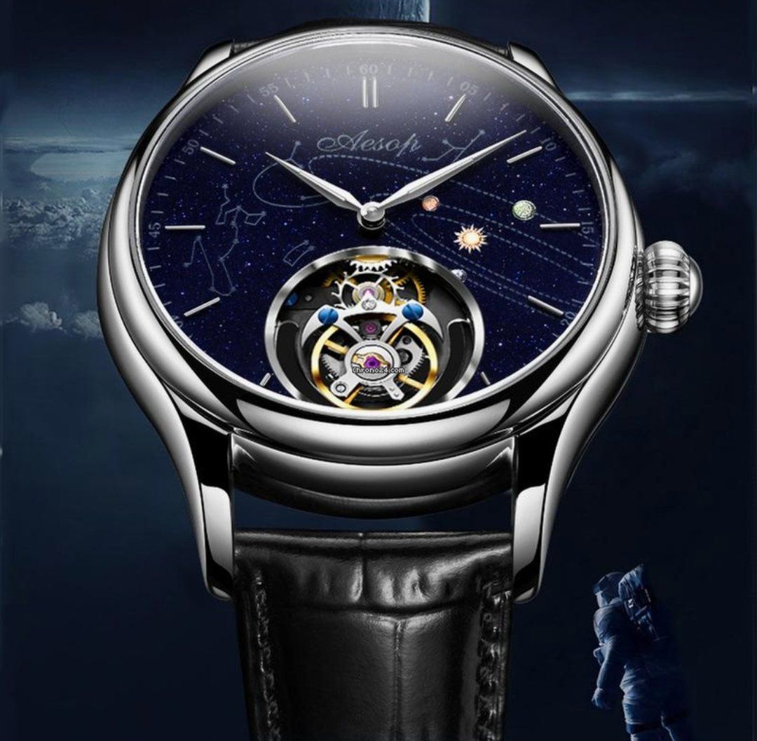 Uhren: Montre Tourbillon mécanique Echte Tourbillon – Gebraucht aus Geneveys-Coffrane von avena125