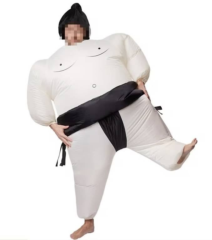 Costumes: 4 Stk. Sumo - Ringer Kostüm, selbstaufblasbar – D'occasion à Schenkon par sechand