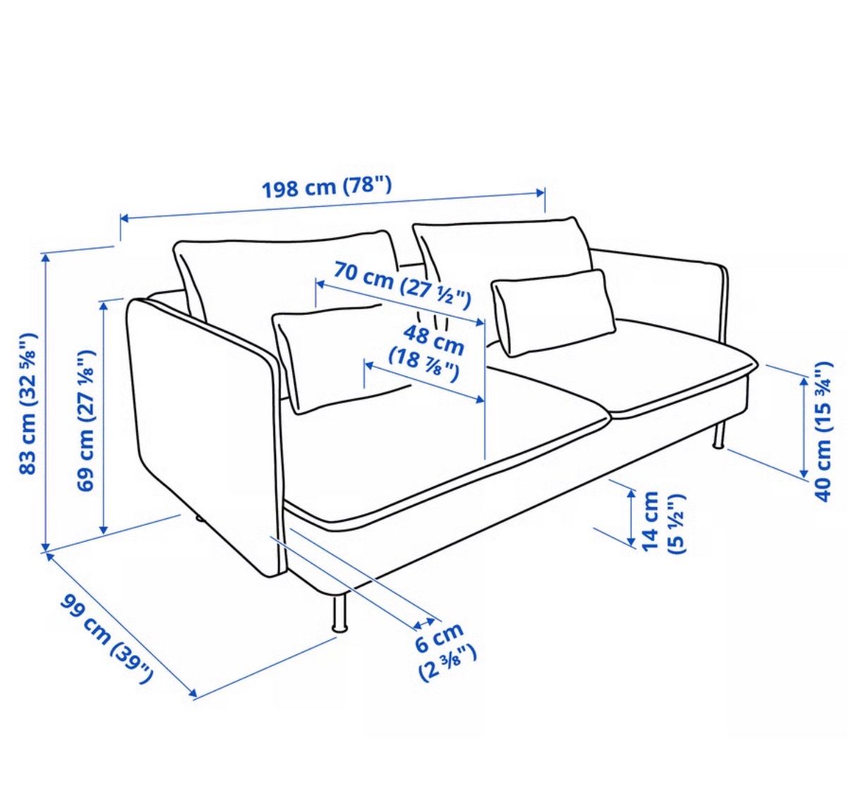 Ikea Sofas: Söderhamn Sofa Ikea Weiss Dreisitzer – Gebraucht aus Zürich von sariella 1