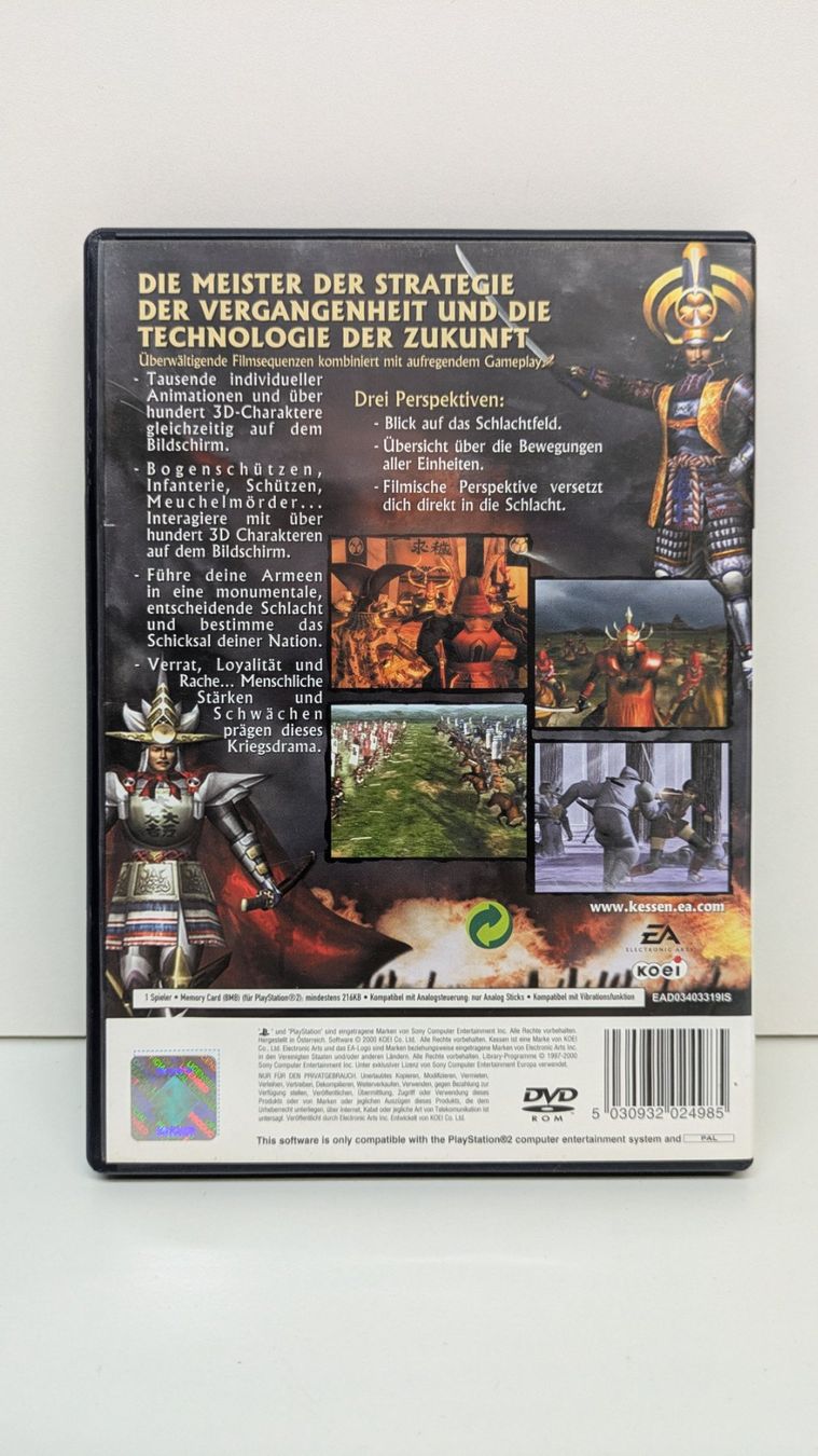 Giochi: Kessen 1 & 2 - PlayStation 2 – Usato da Menziken venduto da mame18 2