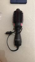 Revlon brosse soufflante sèche-cheveux noir rose utilisé