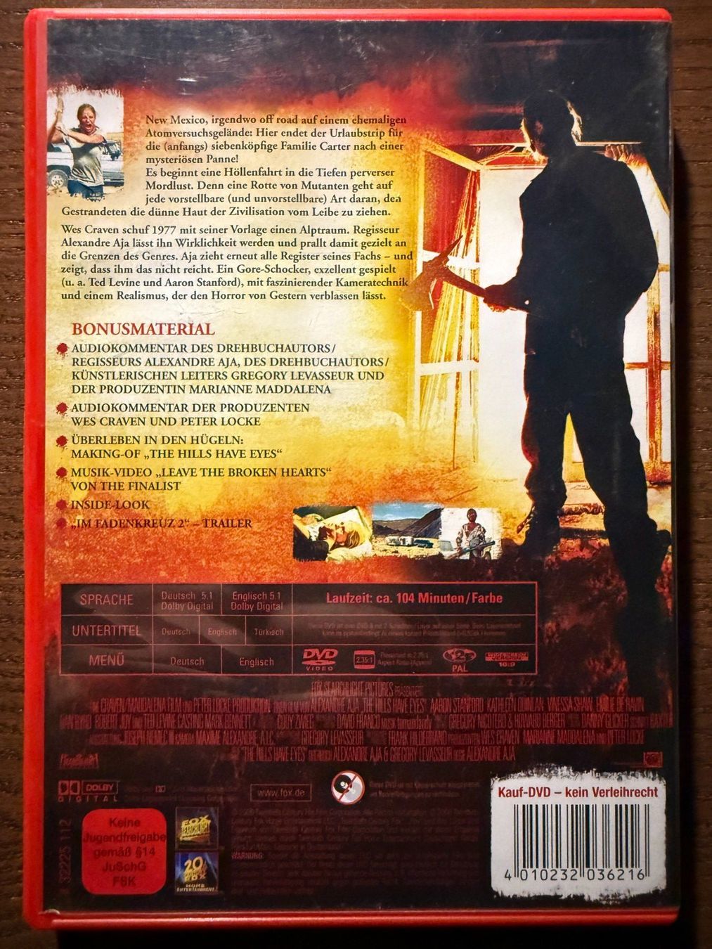 Tutti i DVDs: The Hills Have Eyes – Usato da Zürich venduto da FilmFreunde 1