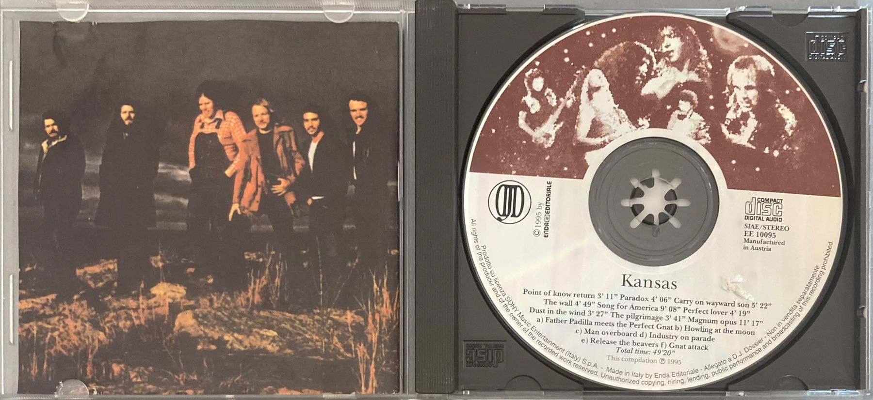 CDs: KANSAS - KANSAS – Gebraucht aus Poliez-Pittet von Newtown-Records 2