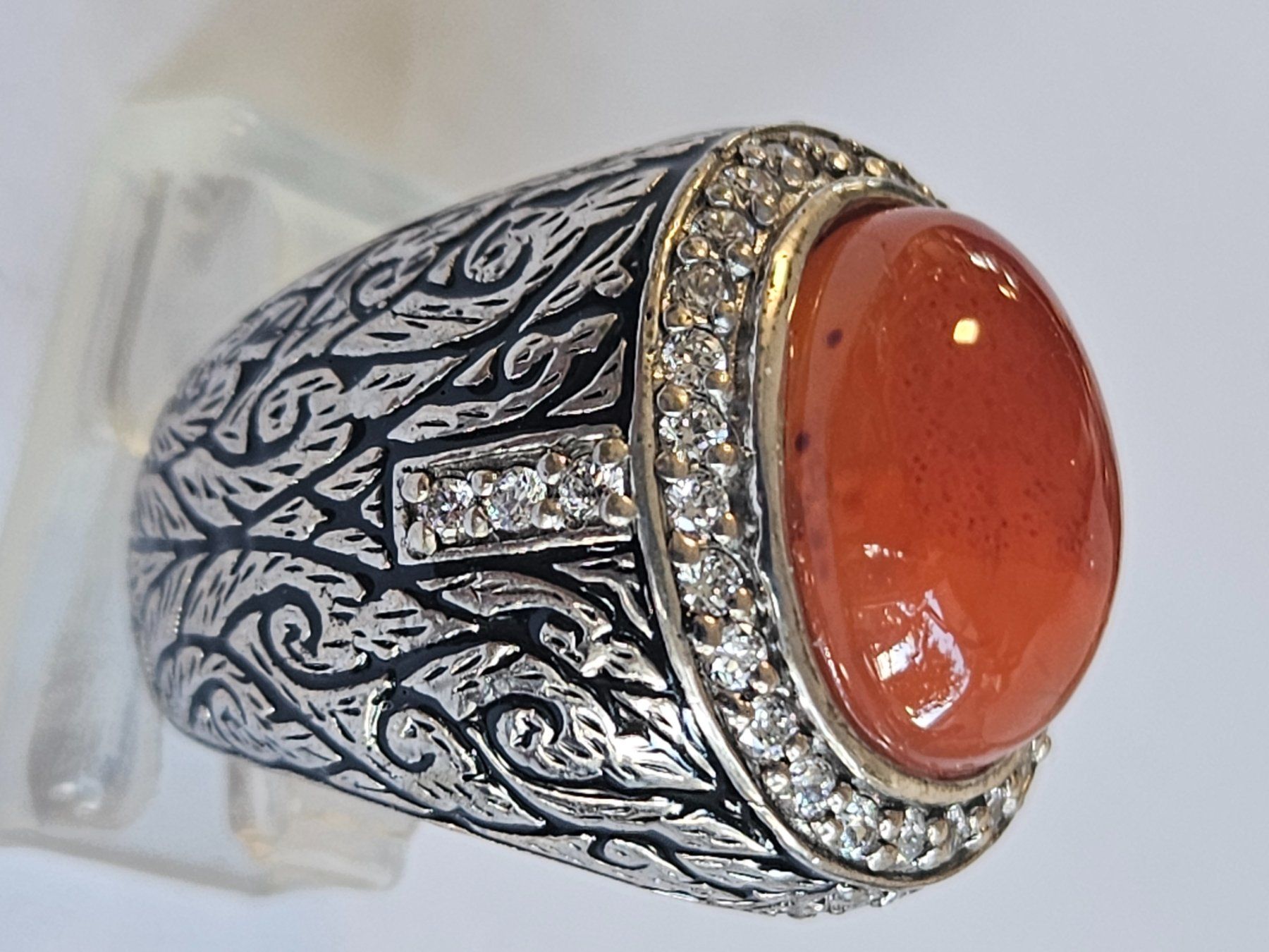 Ringe: Ring mit Carneol Cabochon – Neu (gemäss Beschreibung) aus Zürich von ben_mn5h 2