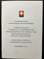 Europäische PTT-Konferenz 1959 ungestempelt