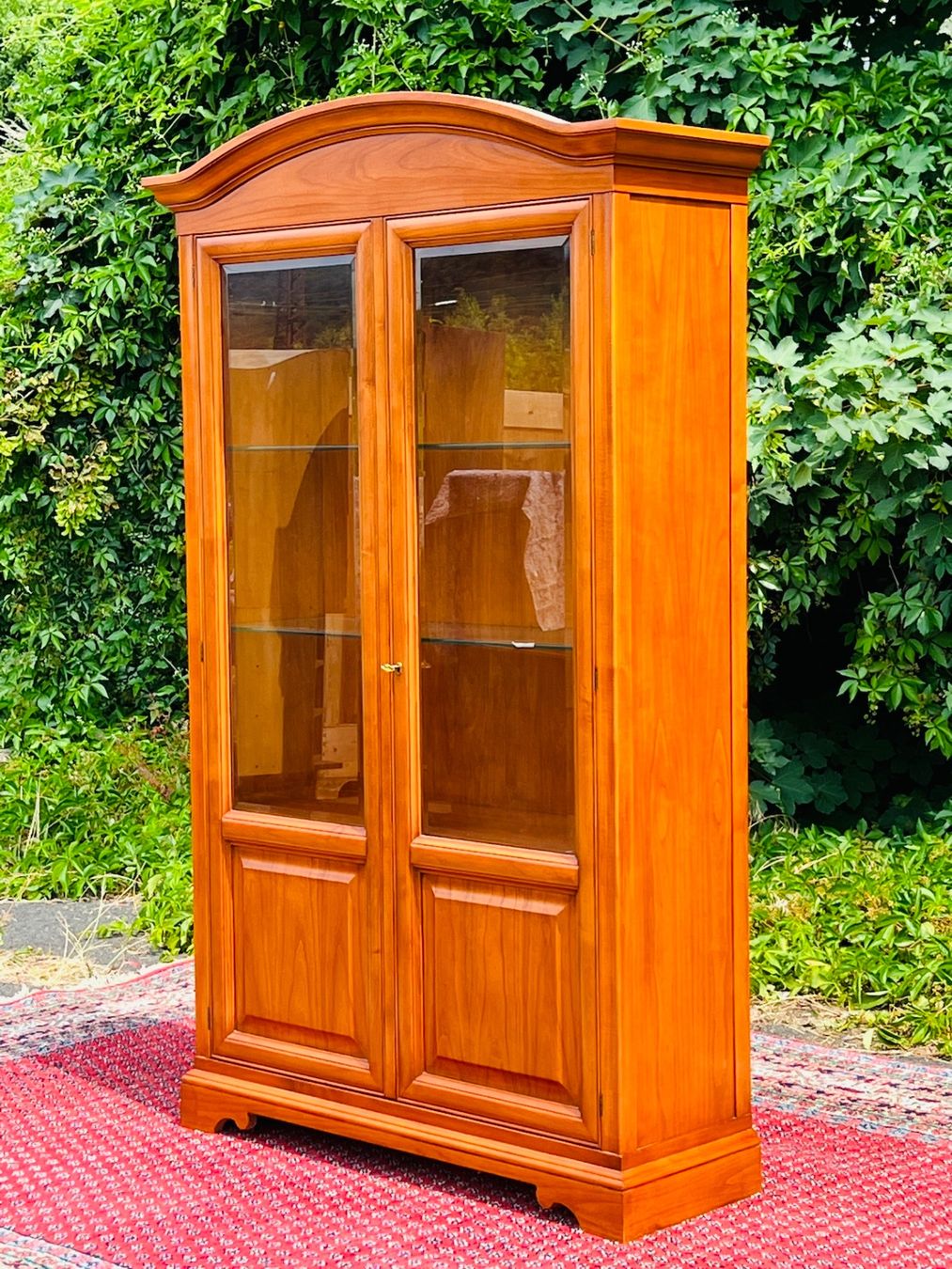 Vetrine: Vitrine Biedermeier Stilmöbel Kirschbaum SELVA + Versand – Usato da Gemünden venduto da GEUENWALD 2