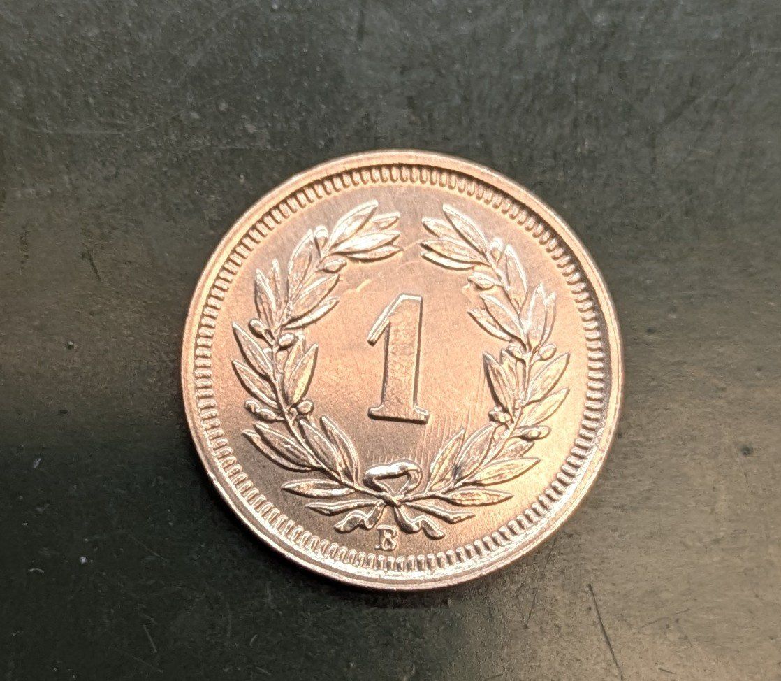 Tutti le monete: 1 Rp. 1940 Bronze – Usato da Zetzwil venduto da Spitz70 1