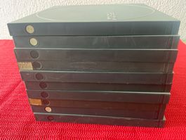 10 ReVox Archivcassetten mit Grau/Schwarzen  Deckel