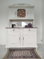 Antiker Jugendstil Buffet-Schrank, Anrichte Vintage Shabby
