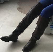 Cuissardes Overknees PRADA nubuck 37