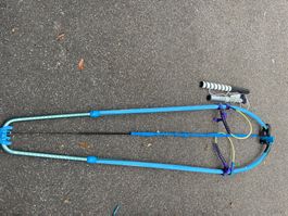 Windsurf NP X-F Boom mit Trapezschnüren und Aufziehleine