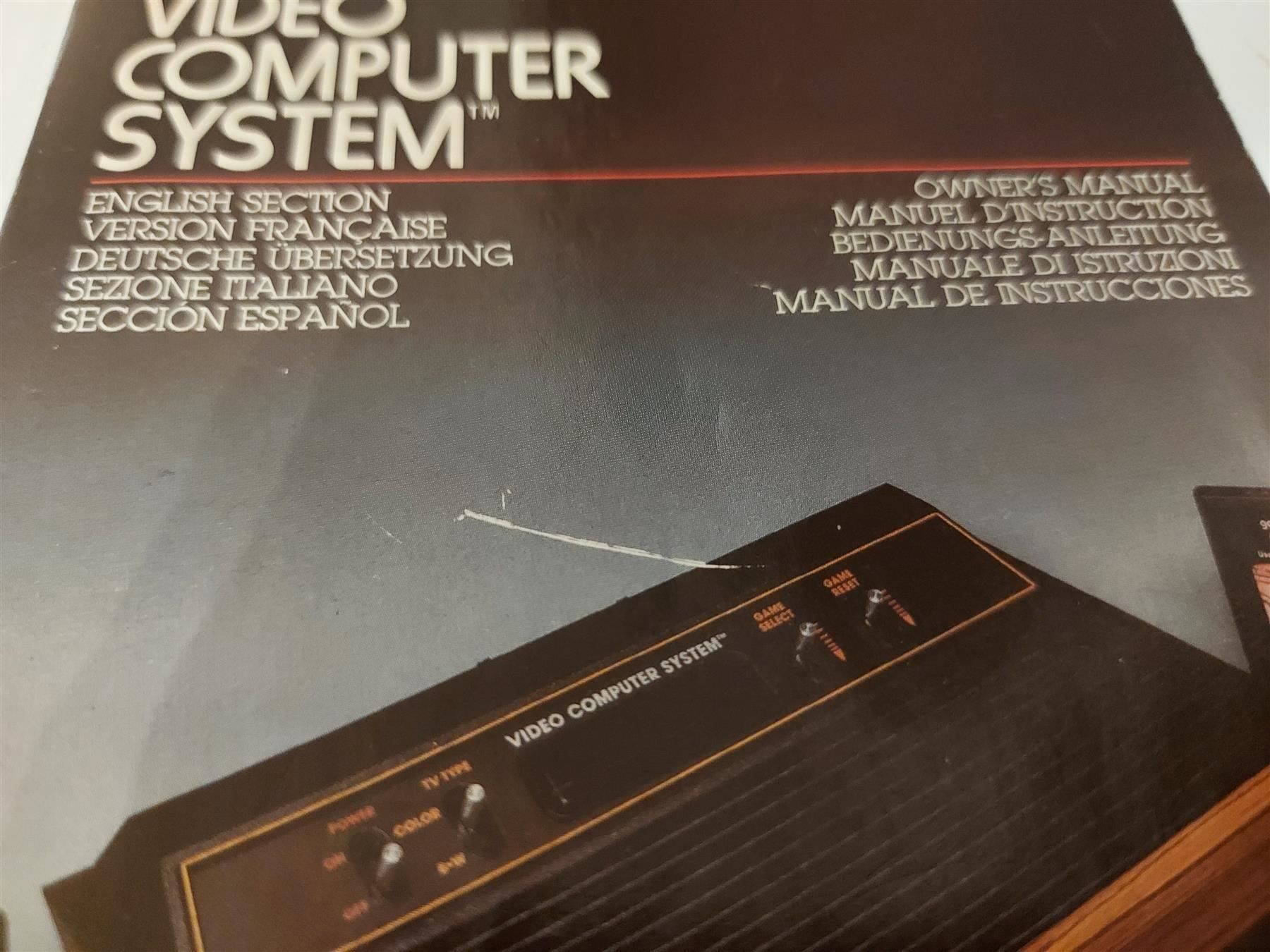 Console: Atari CX2600 Anleitung CX 2600 – Usato da Aarau venduto da Kaesekuchen2000 1