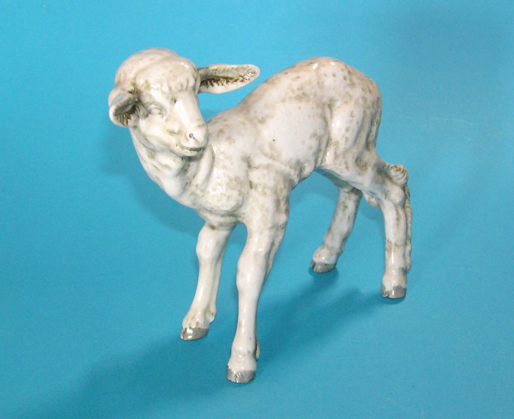 Statuette: PORZELLAN FIGUR LAMM – Usato da Grenchen venduto da Antique-hunter 5