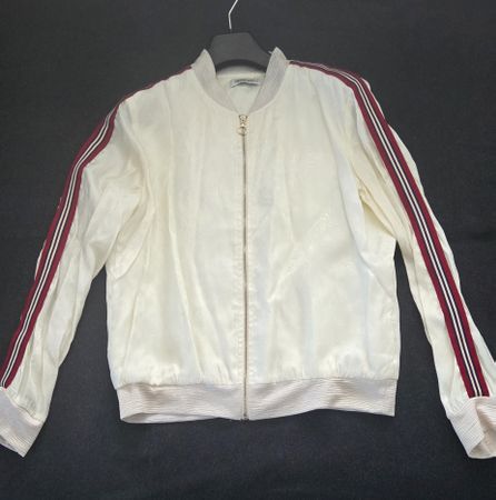 Bomberjacke Cremeweiß 