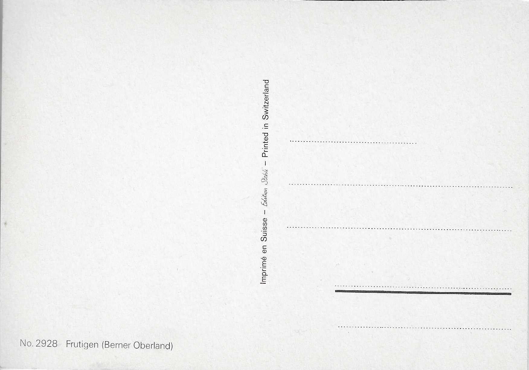Cartoline postali: Frutigen BE – Nuovo (secondo la descrizione) da Rothrist venduto da Stranglehold 1