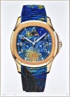 Death NYC Ltd Ed Pop Art Druck " Van Gogh Patek Philippe