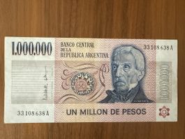 Argentina 1'000'000 pesos 1981