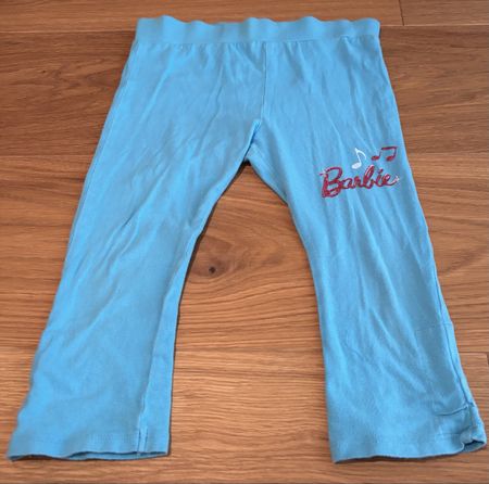 Mädchen Leggings Barbie hellblau Grösse 110